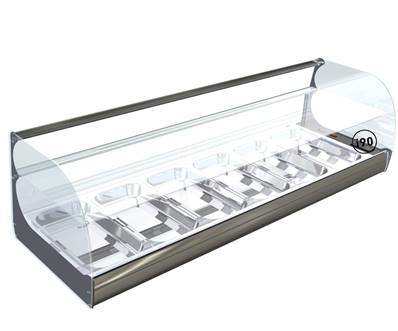 Vitrina Refrigerada Iron Remota 2P.6 GN 1/3  I90