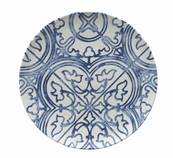 Plato Llano 26 cm Seaside Maiolica Blu