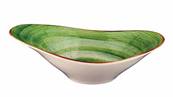 Bowl Oval Therapy Green 27x18 cm-B928137