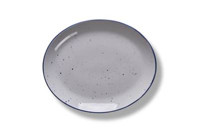 Plato llano 31 cm Dots Nube